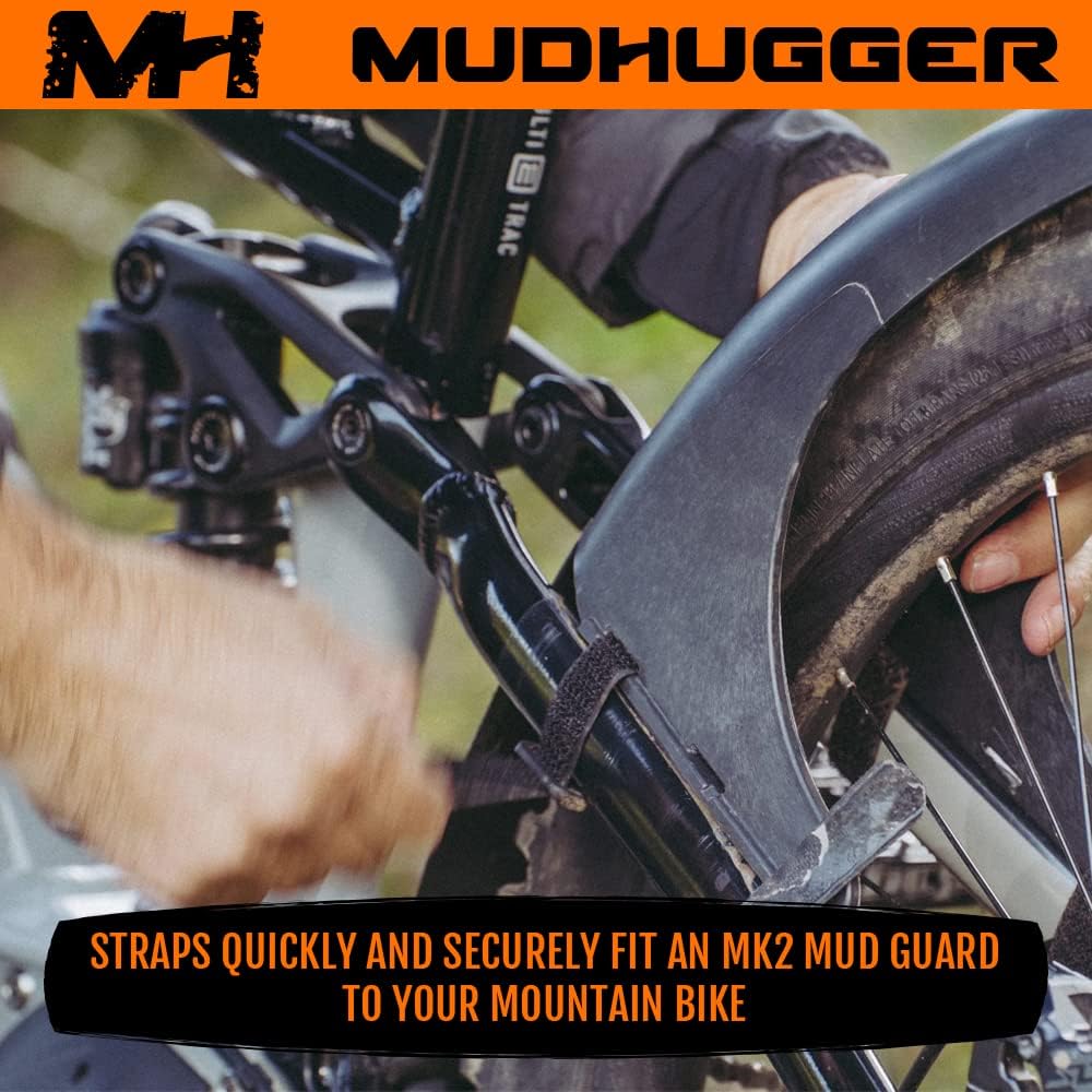4 x 20mm Quick Fit straps for MK2 Rear Mudhugger
