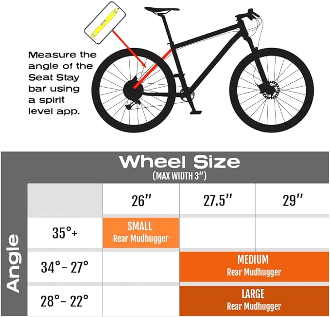 MK2 Rear Mudhugger, size LARGE