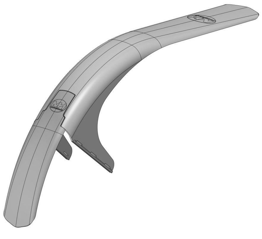 MK2 Rear Mudhugger, size LARGE