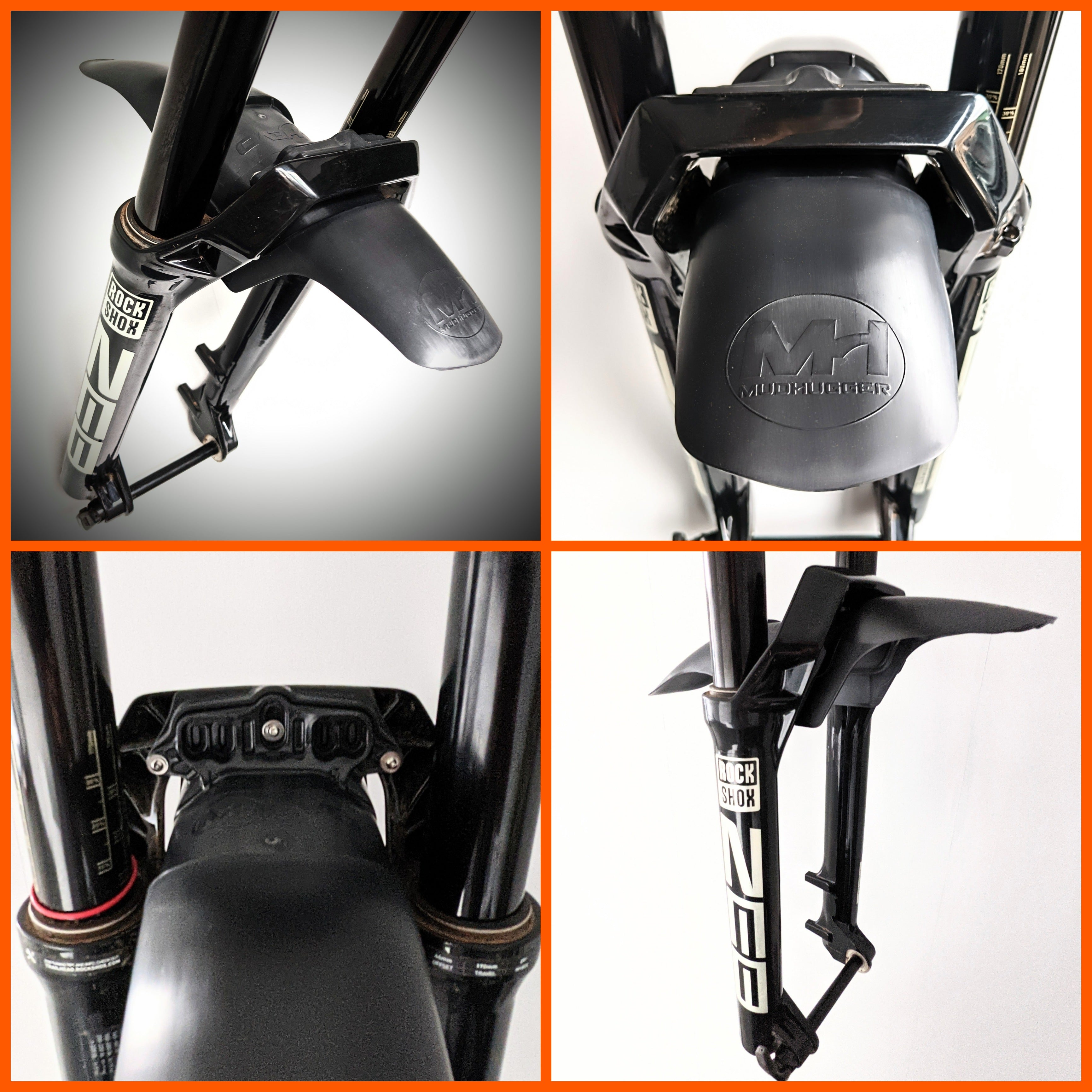 2021 ROCKSHOX ZEB / DOMAIN BOLT-ON ADAPTER PACK FOR EVO MUDHUGGERS